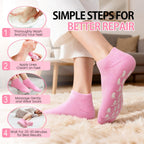 Soft silicone socks for heel repair treatment
