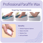 Therabath wax therapeutic application on hands for arthritis pain relief
