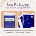 Therabath warm apple spice scented wax melting inside a professional warmer