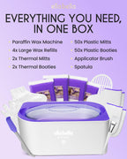 Premium lavender aromatherapy wax block formulated with apricot and olive oils for skin rejuvenation treatments