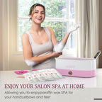 Achzzy chemical free unscented thermal wax block demonstrating smooth texture