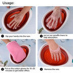 Niubow hot wax therapy mitten bags highlighting hygienic single use barrier durability