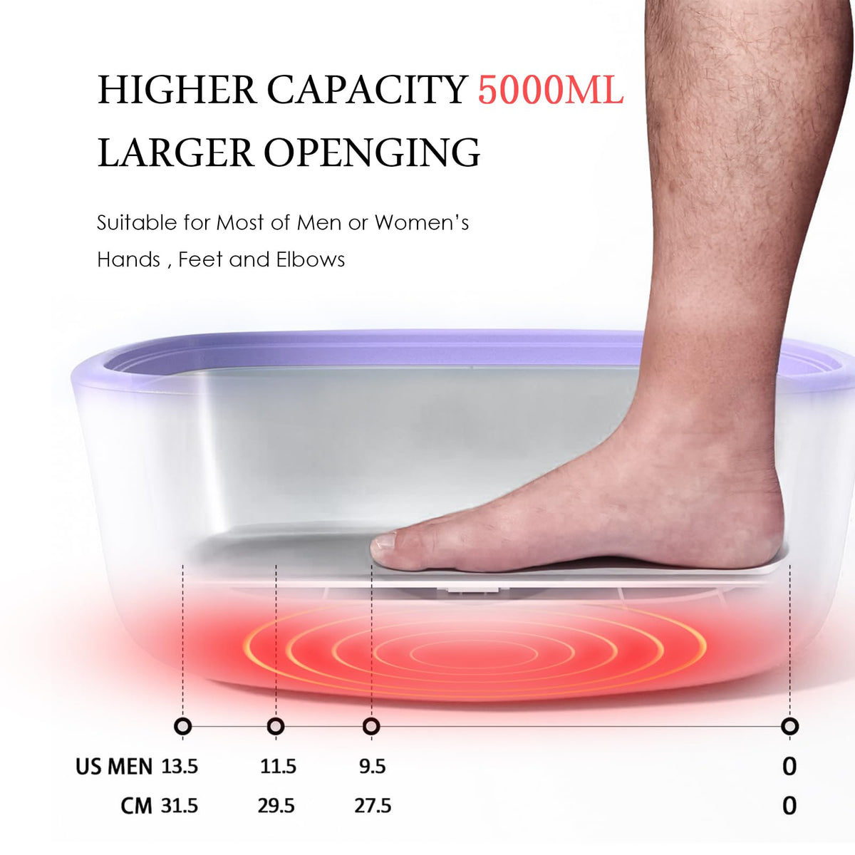 Paraffini professional wax warmer with the five thousand milliliter stainless steel inner pot visible