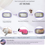 Paraffini thermal wax machine safely melting wax for a home arthritis joint relief therapy session