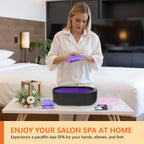 Paraffin wax bath treatment for hands and feet with lavender refills