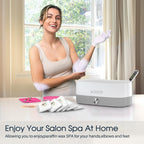 Achzzy home spa thermal therapy wax refills featuring tropical real coconut aroma