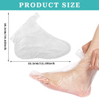 Thickened tear resistant polyethylene material detail of Sliverdew hot wax therapy booties