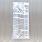 One size fits all transparent wax protectors showing the easy to separate opening design.