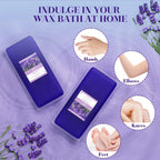 Foot spa thermal therapy application using ELEGCOV wax warmer