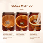 Relaxing home spa foot bath routine with herbal soak
