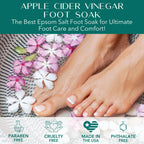 Laki Naturals Mint and Eucalyptus pedicure detox salt packaging details