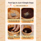 DGYLHBJ herbal foot detox soak 900 grams size