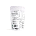 Activated charcoal and eucalyptus bath soak product label