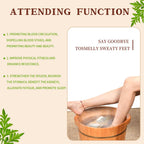 YCDSLJBG herbal foot soak packaging and size details