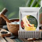 Side profile of MSLing natural herbal detox foot soak box