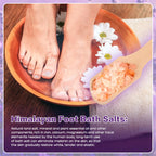 Xiweioo foot soak salt kit 500 grams jar
