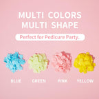 BPrettier rose-scented foot soak petals in a spa basin