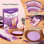 Xiweioo pedicure kit individual salt packets
