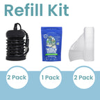 Round array detox kit 2-prong connector detail