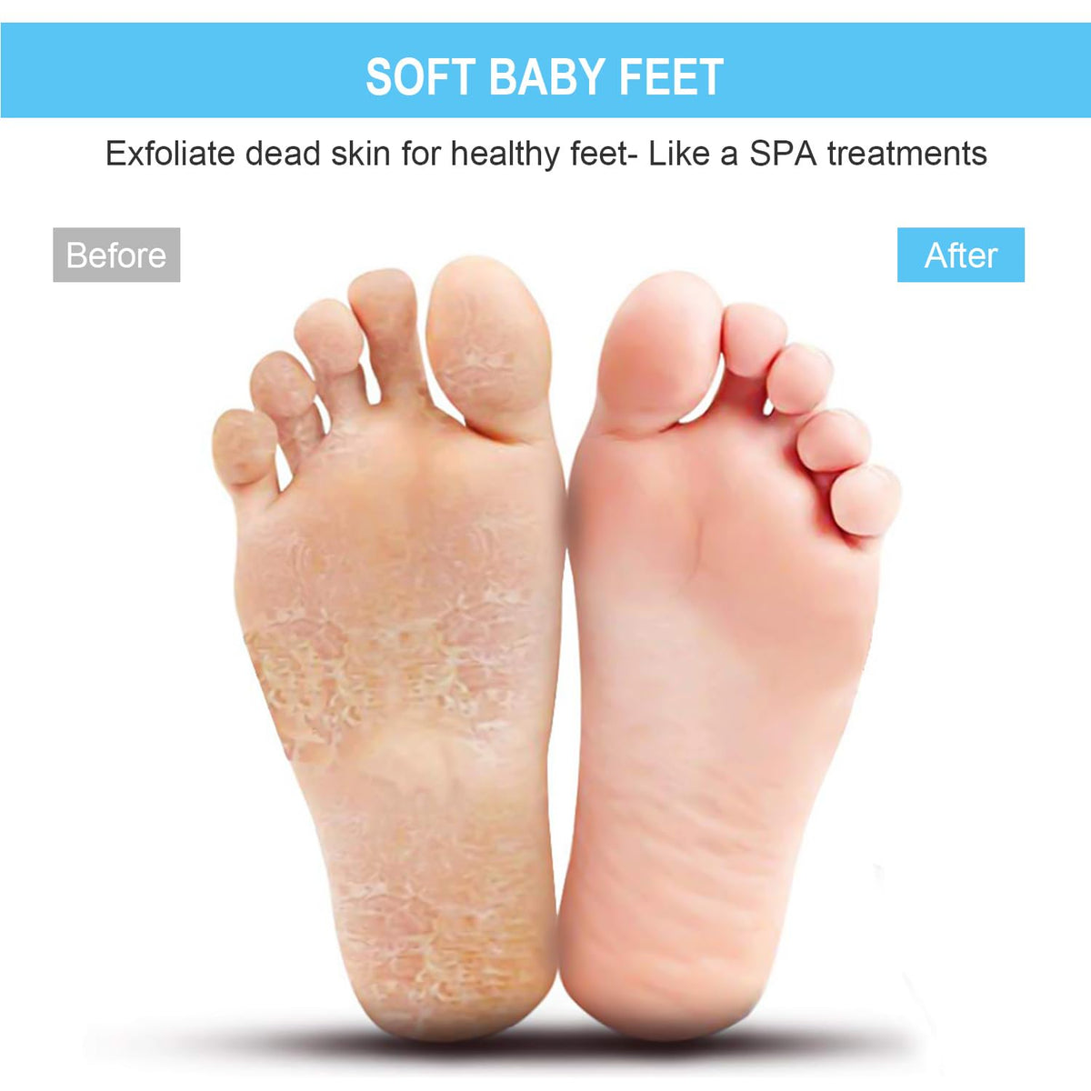 Person using Beskar foot scrubber mat in shower