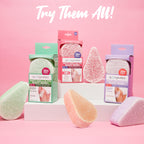 Spongeables Pedi Scrub Foot Buffer producing rich lather under running water