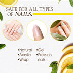 Back label of Gena Nail Brite showing authentic ingredients and usage steps