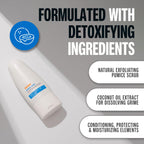 Carpe foot wash tube next to antiperspirant for foot care regimen