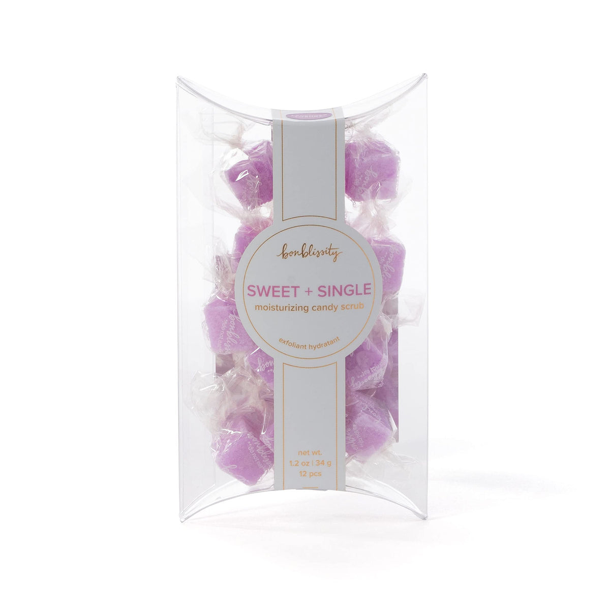 Bonblissity sugar scrub cube texture and lotion transition