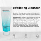 Texture detail of the Dr. Canuso daily exfoliating cleanser for soft and smooth feet.