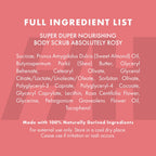 Handmade Heroes skincare collection featuring rose body scrub