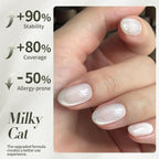 Professional manicure using Born Pretty magnetic gel polish