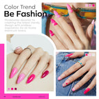 Modelones gel nail polish collection swatches on nails