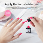 Modelones pink nail polish set for DIY home manicure