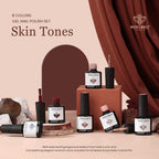 Professional gel nail art created with Modelones kit