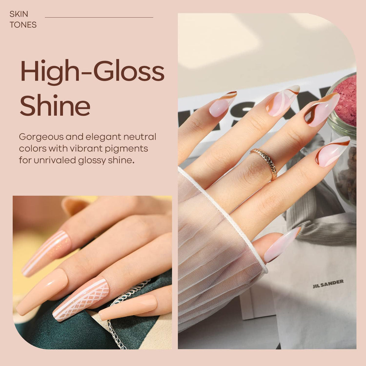 Modelones 6 piece soak off gel polish collection