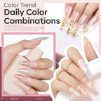 Professional application of Modelones builder gel on natural nails