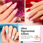 Beetles nail polish kit with base and top coats