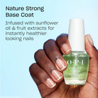 OPI plant based top coat for long lasting manicure