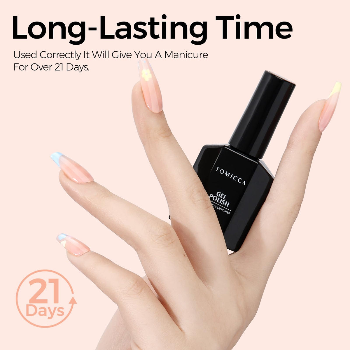 Authentic Tomicca gel nail polish kit for salon manicure