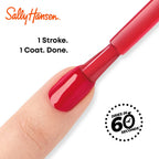Sally Hansen Insta Dri 3-in-1 nail color vibrant red swatch