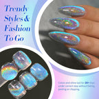 Born Pretty 9D magnetic gel polish texture swatch