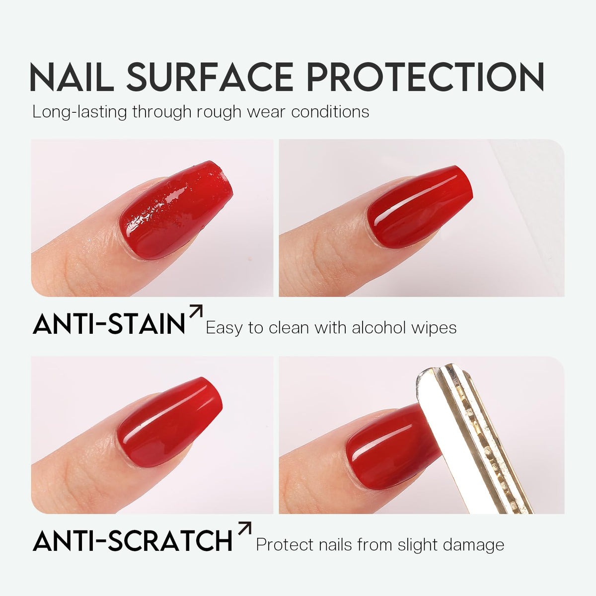 Glamonade clear top coat packaging and bottle