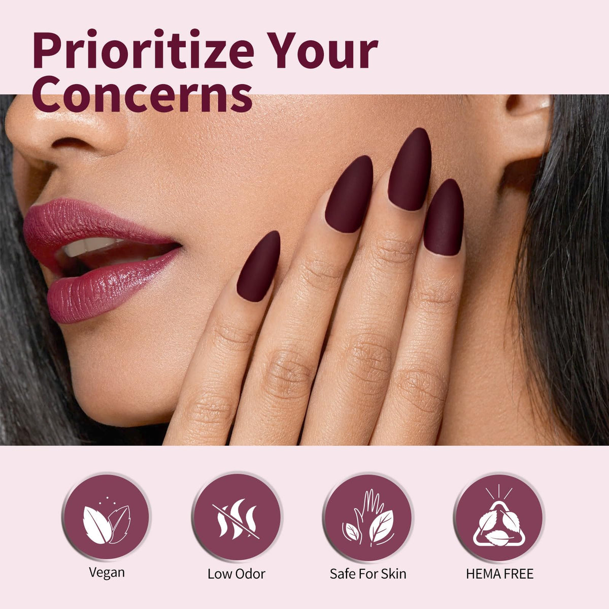 High gloss finish of Canni gel nail polish