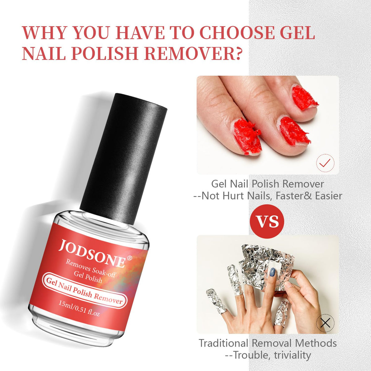 Jodsone gel nail remover bottle label details