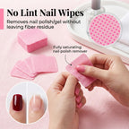 Lint free lash glue wipes cleaning the neck of an adhesive bottle