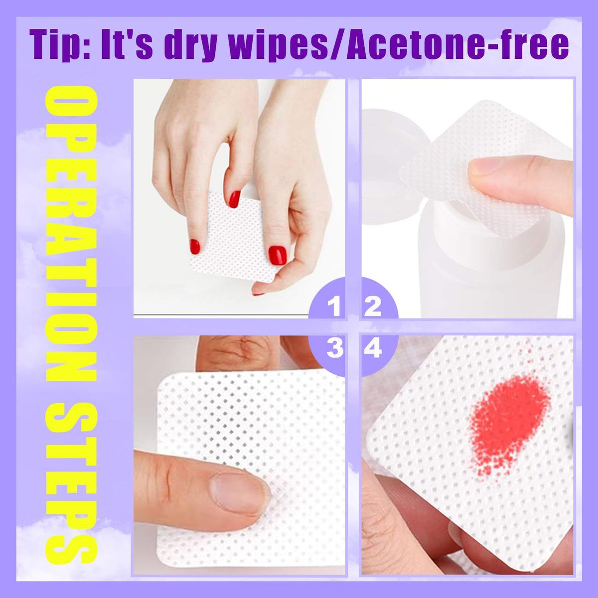 Stack of Nxj Infilila lint free beauty wipes