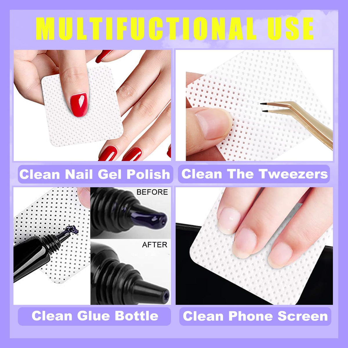 Nxj Infilila wipes used for cleaning lash extension glue