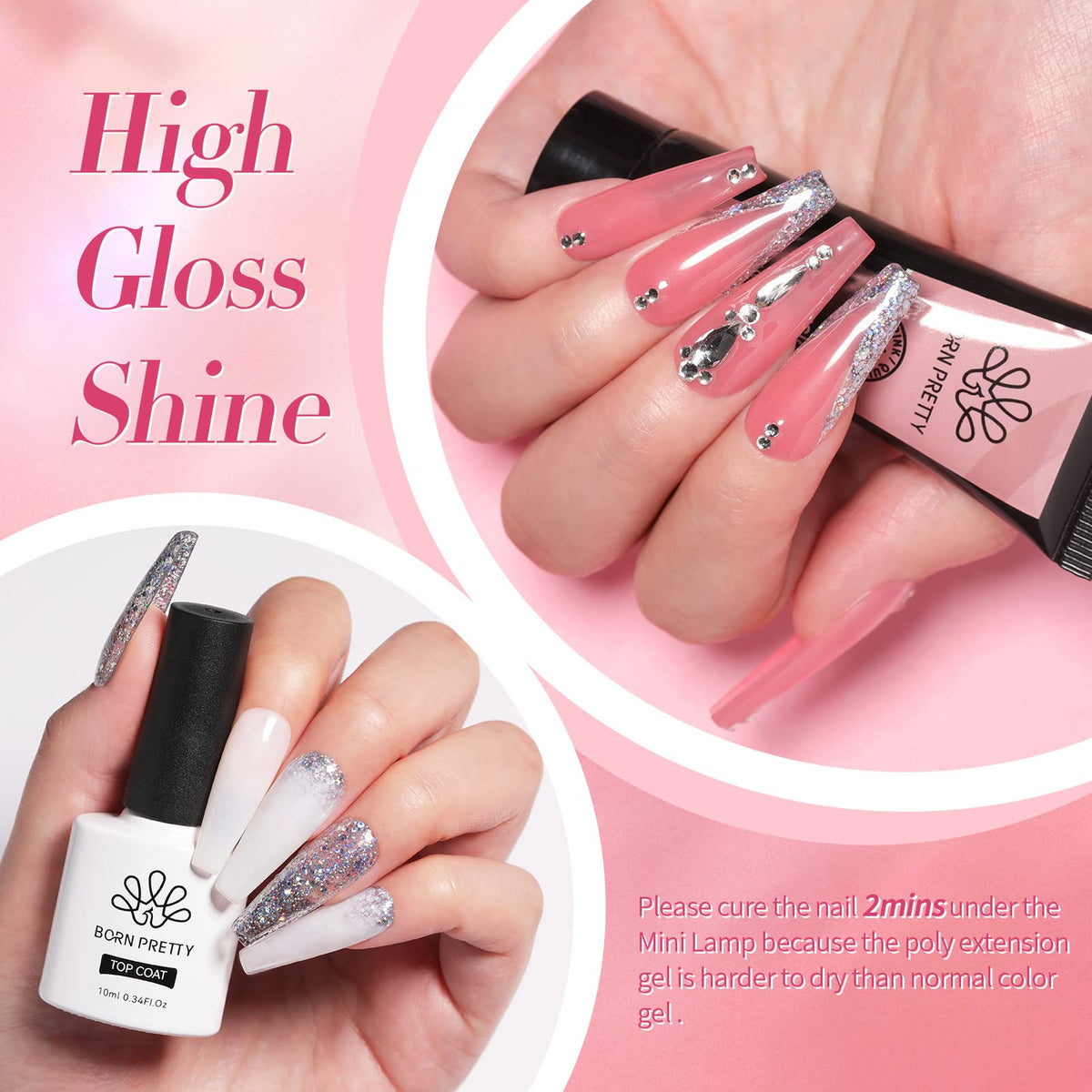 Professional results with Born Pretty nail extension kit