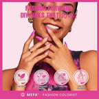 Professional home manicure setup using Mefa kit
