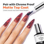 Detailed view of nail art patterns on metal stamping template